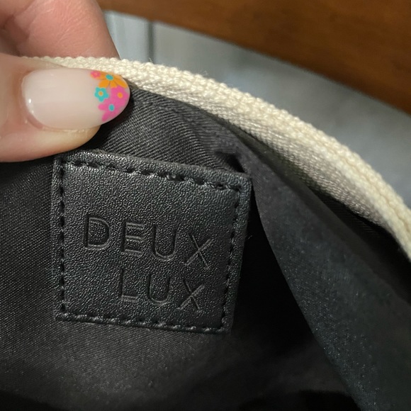 NWOT Deux Lux Canvas Backpack Bag - Picture 4 of 10